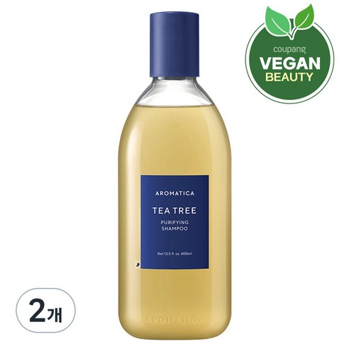 아로마티카 티트리 퓨리파잉 샴푸, 400ml, 2개
