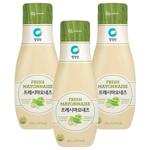 청정원 프레시 마요네즈, 300g, 3개