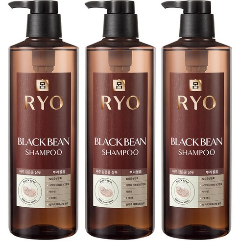 려 파주 검은콩 탈모 증상 완화 샴푸, 800ml, 3개