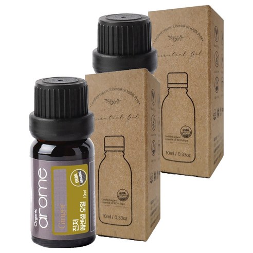 아로므 진저 에션셜 오일, 10ml, 2개
