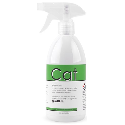 플로랩 프랑스 원료 고양이 탈취제 레몬그라스향, 1개, 500ml