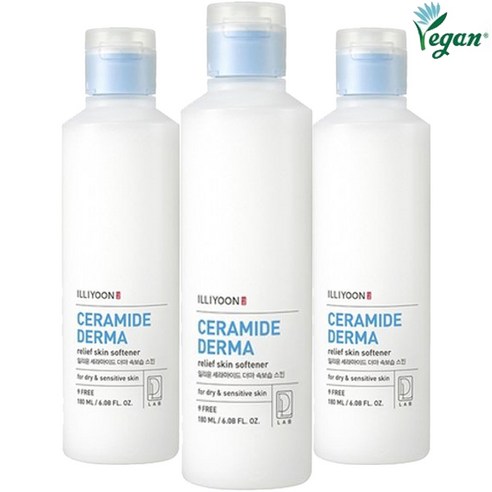 일리윤 세라마이드 더마 보습 스킨, 180ml, 3개