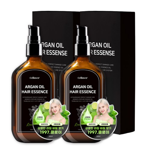 셀러버 아르간 퍼퓸 헤어에센스 오일 클로이, 2개, 100ml