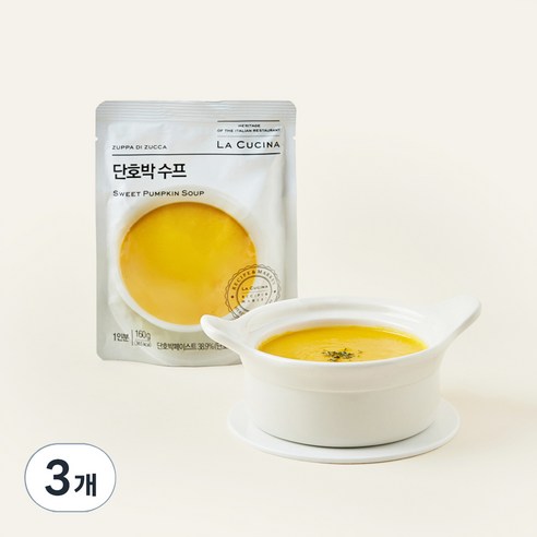 라쿠치나 단호박 스프 (냉장), 160g, 3개