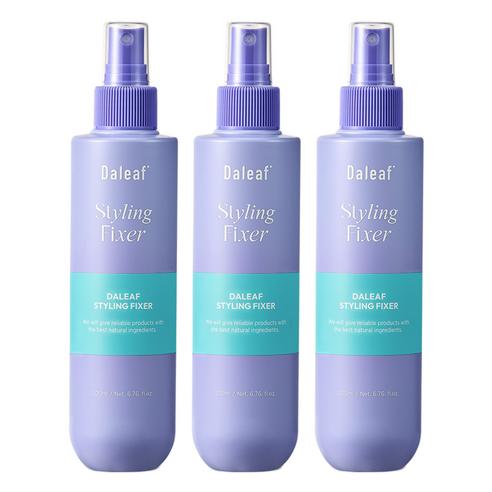 달리프 글램 스타일링 헤어픽서 스프레이, 200ml, 3개
