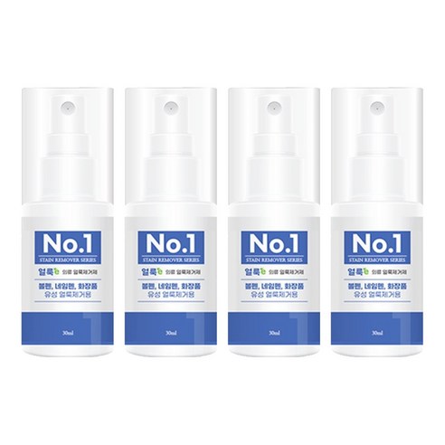 엘타얼룩이 의류 얼룩제거제 No1, 30ml, 4개