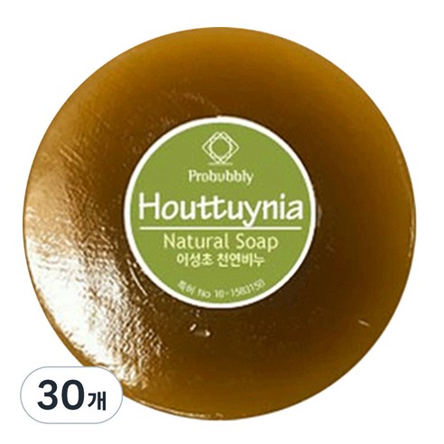 프로버블리 어성초 중성비누, 110g, 30개