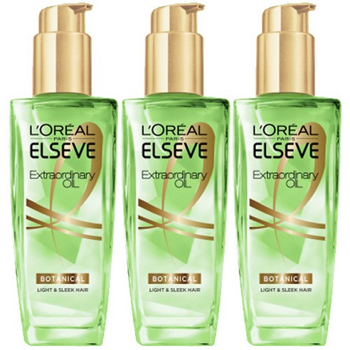 로레알파리 헤어오일 보태니컬, 100ml, 3개