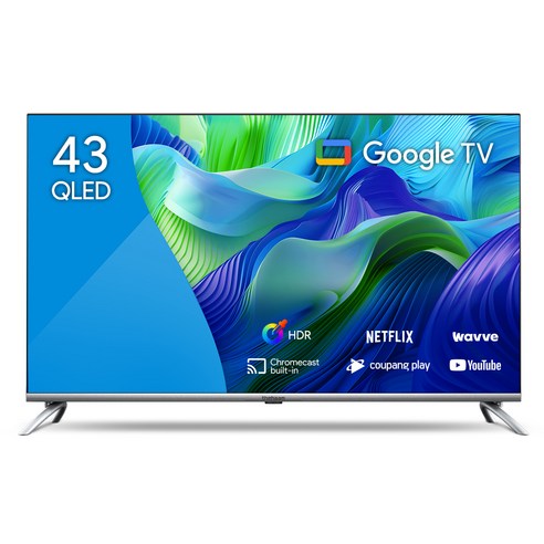 더함 FHD QLED 구글 OS 스마트TV 109cm(43인치), NA431QLED × 스탠드형 × 고객직접설치 섬네일