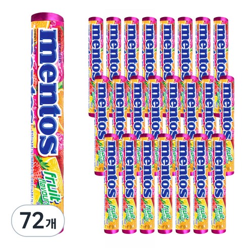 멘토스 푸르티향, 37.5g, 72개
