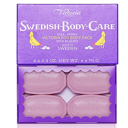 Victoria 에그바디팩 빌베리 70g, 280g, 1개