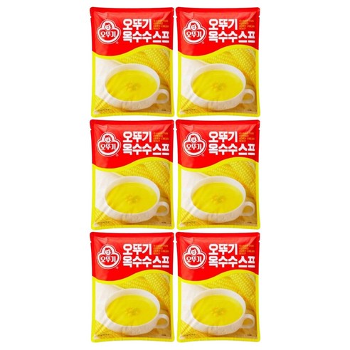 오뚜기 옥수수 스프, 1kg, 6개