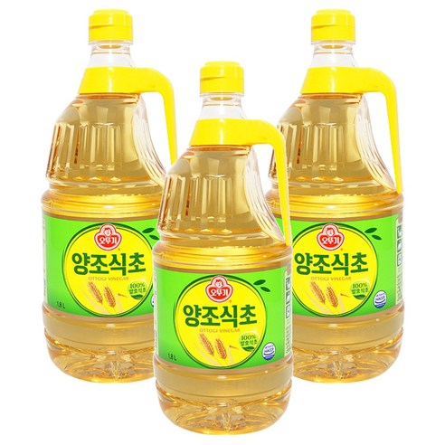 오뚜기 양조식초, 1.8L, 3개