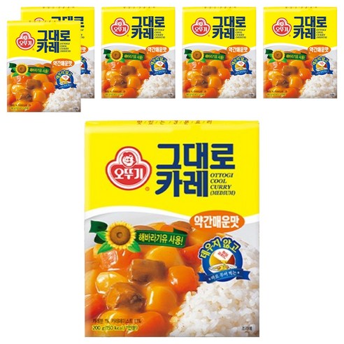 오뚜기 즉석 그대로카레 약간매운맛