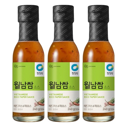 청정원 월남쌈 소스, 240g, 3개