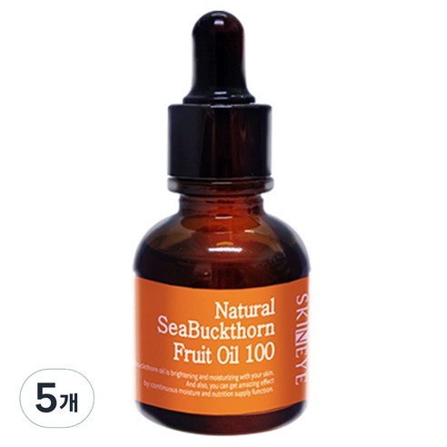 스킨아이 내추럴 발효 씨벅톤 오일, 20ml, 5개