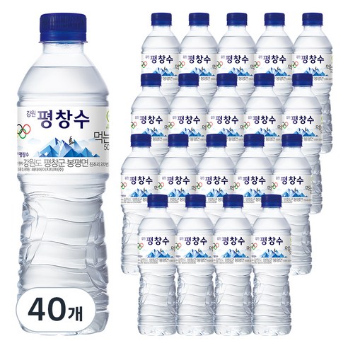 강원 평창수, 500ml, 40개