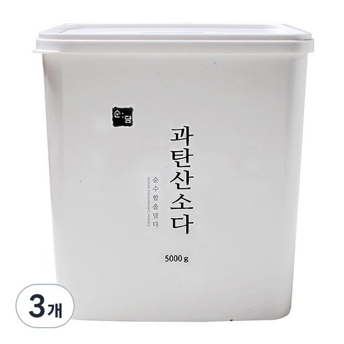 순담 과탄산소다, 5kg, 3개