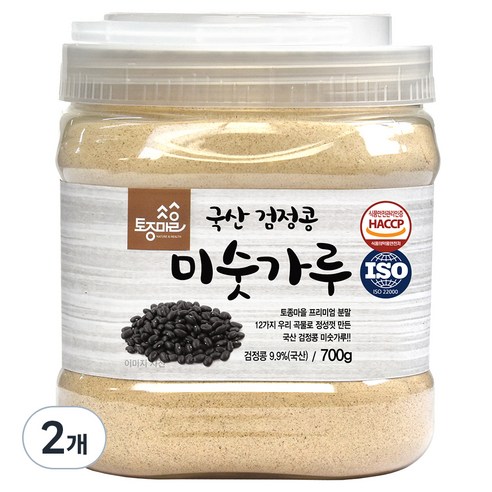 토종마을 검정콩 미숫가루 700g, 4개