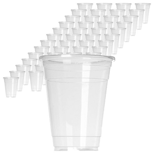 하이퍼 투명 PET 아이스컵 92파이 14온스, 420ml, 1개입, 50개