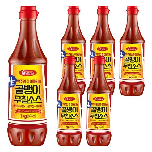 움트리 골뱅이무침소스, 1kg, 6개