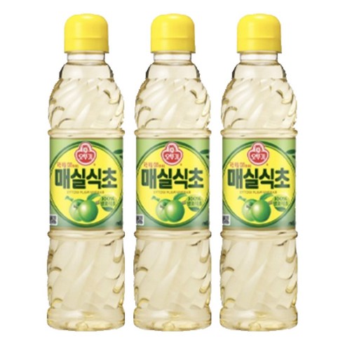 오뚜기 매실 식초, 900ml, 3개