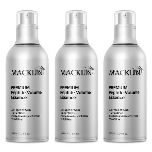 맥클린코스메틱 프리미엄 펩타이드 시즌2 볼륨에센스, 100ml, 3개