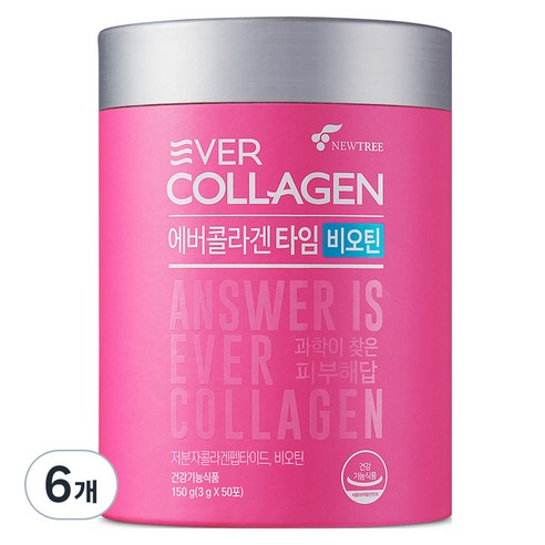 저분자콜라겐펩타이드100% 리필 추천상품 눈부신 피부를 위한 궁극의 보조제: 에버콜라겐 타임 비오틴