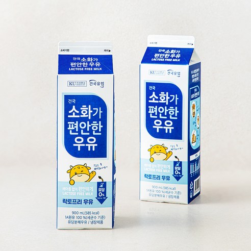 건국유업 소화가 편안한 우유, 900ml, 2입 - 우유 | 쿠팡