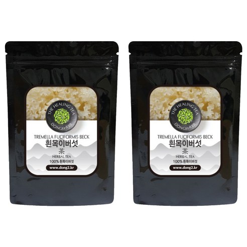 동이약초 중국산 흰 목이버섯, 100g, 2개
