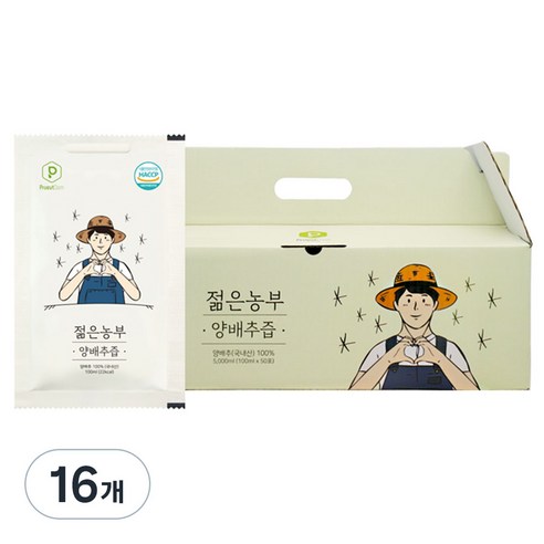 젊은농부 양배추즙, 5000ml, 16개