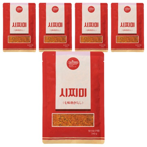 이엔푸드 시찌미, 240g, 5개