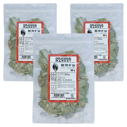딜리셔스마켓 월계수 잎, 30g, 3개