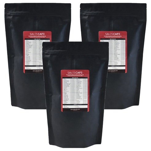 세일즈카페 블렌드 원두커피 강한맛, 홀빈(분쇄안함), 1kg, 3개