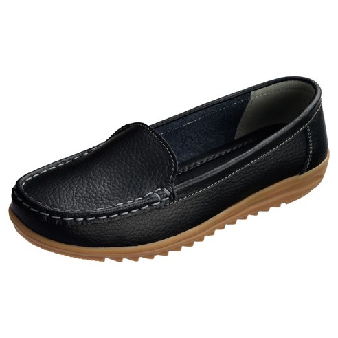 유세븐 여성용 가죽 컴포트 베이직 로퍼 DM1005