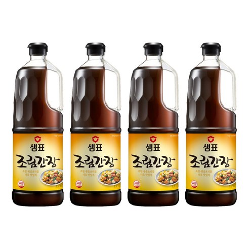 샘표 조림간장, 1.7L, 4개