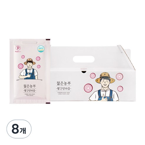 푸릇담 국내산 젊은농부 빨간양파즙, 3L, 8개