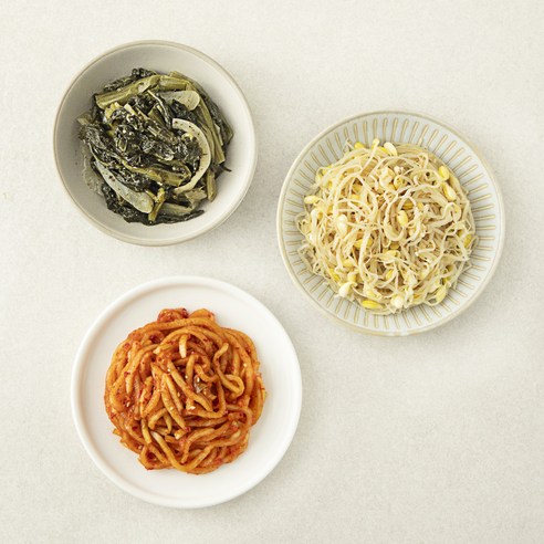 집반찬연구소 삼색나물 세트, 280g, 1세트