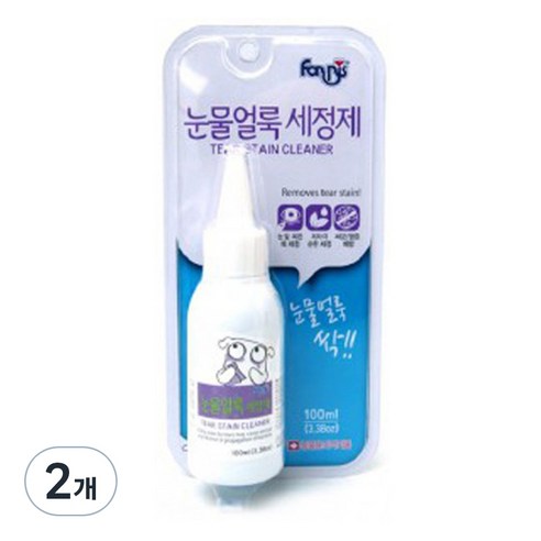 포켄스 포비스 눈물얼룩 세정제, 2개, 100ml