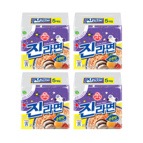 오뚜기 진라면 순한맛 120g, 20개