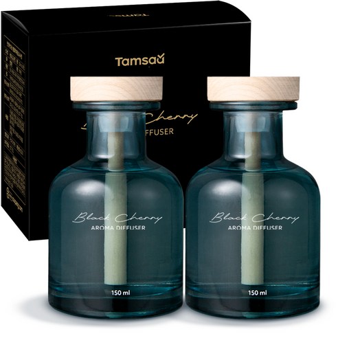 탐사 차량용 디퓨저 150ml, 2개, 블랙체리향