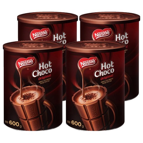 네슬레 핫초코 오리지널 분말, 600g, 1개입, 4개
