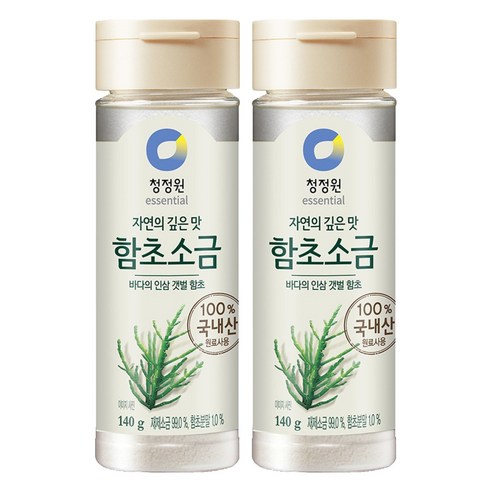 청정원 함초소금, 140g, 2개