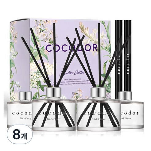 코코도르 퍼퓸 디퓨저, 블랙체리, 200ml, 8개