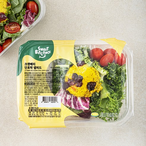 스윗밸런스 크랜베리 단호박 샐러드, 165g, 1개