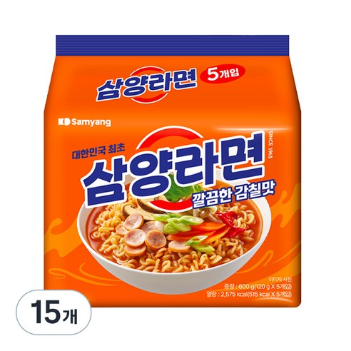 삼양라면, 15개