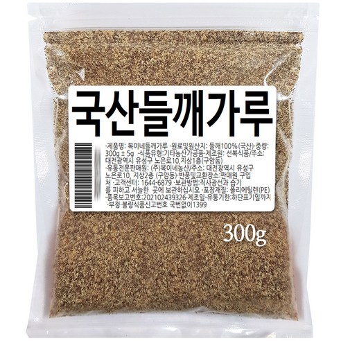   복이네먹거리 국산 들깨가루, 300g, 1개