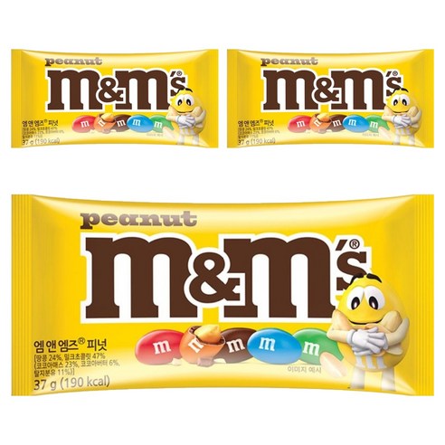 엠앤엠즈 피넛, 37g, 3개