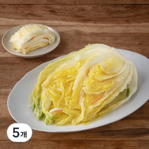 곰곰 국내산 백김치, 1kg, 5개