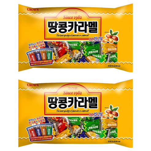 크라운 땅콩카라멜